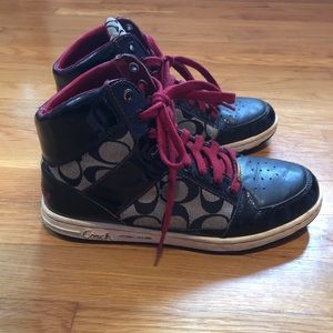 Coach high top sneakers